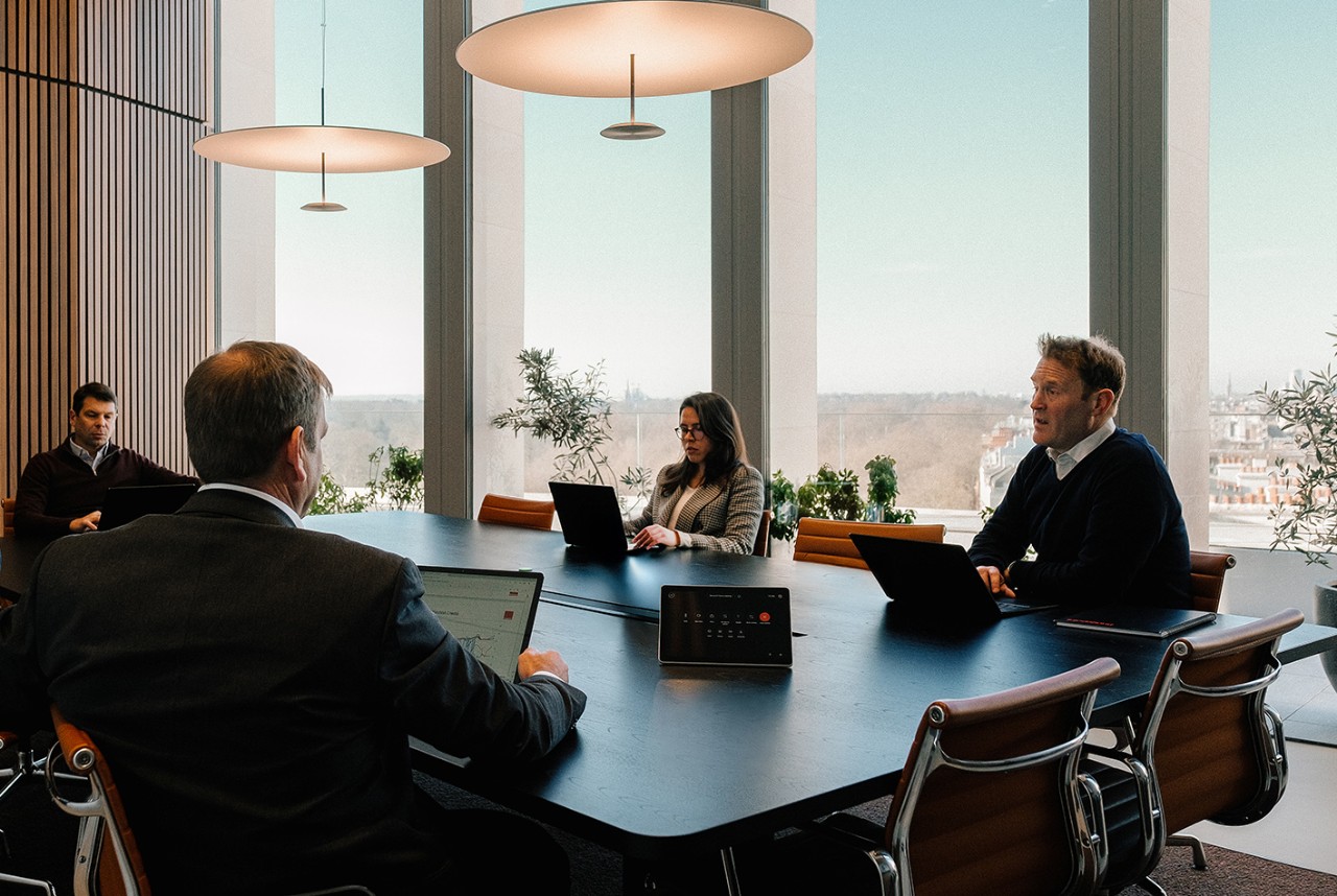 Photo - team members in conversation